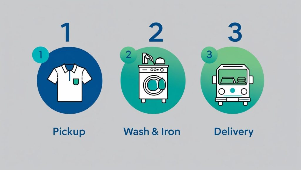 How Our Laundry Process Works (3 Simple Steps)
